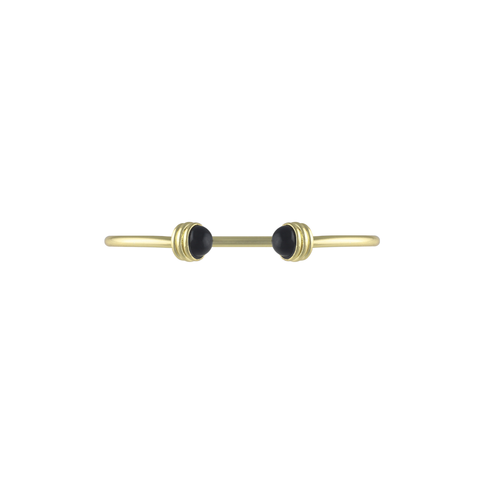 Ada Cuff Bracelet - Black - Image 2