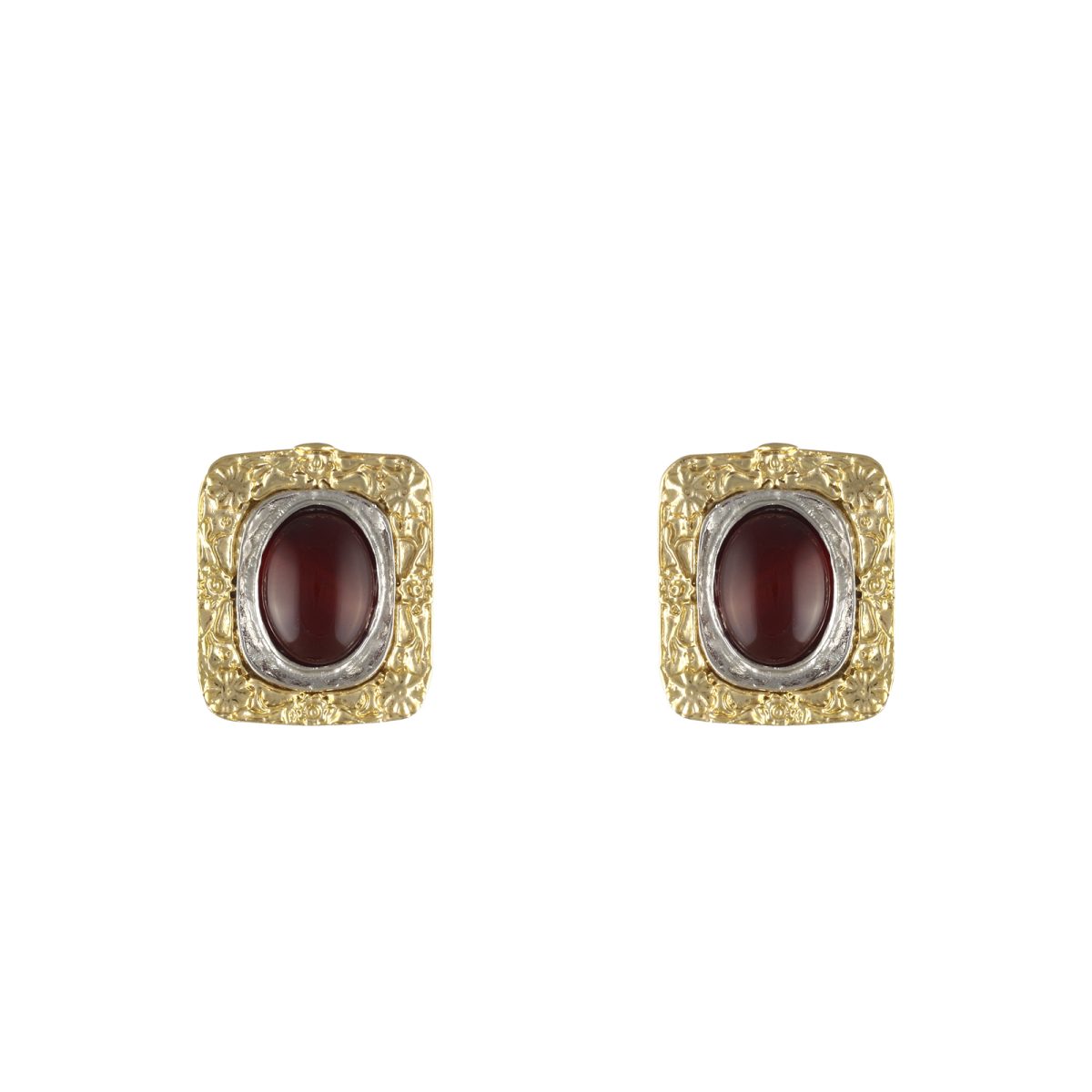 Selene Earrings - Ruby