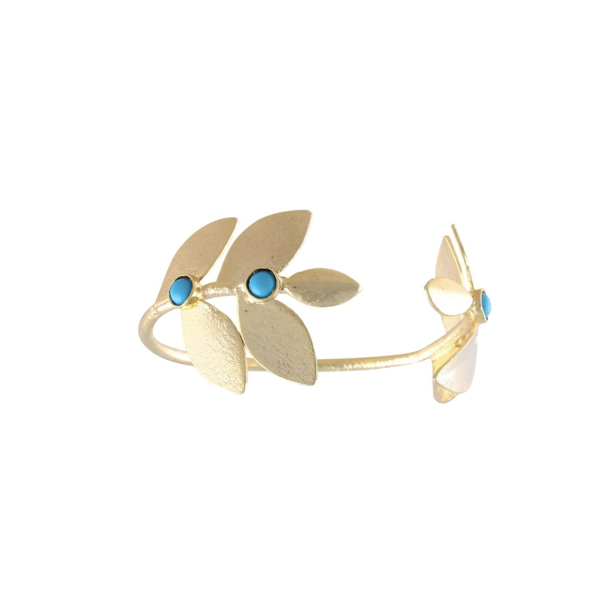 Gaia Cuff Bracelet Turquoise - Görsel 2