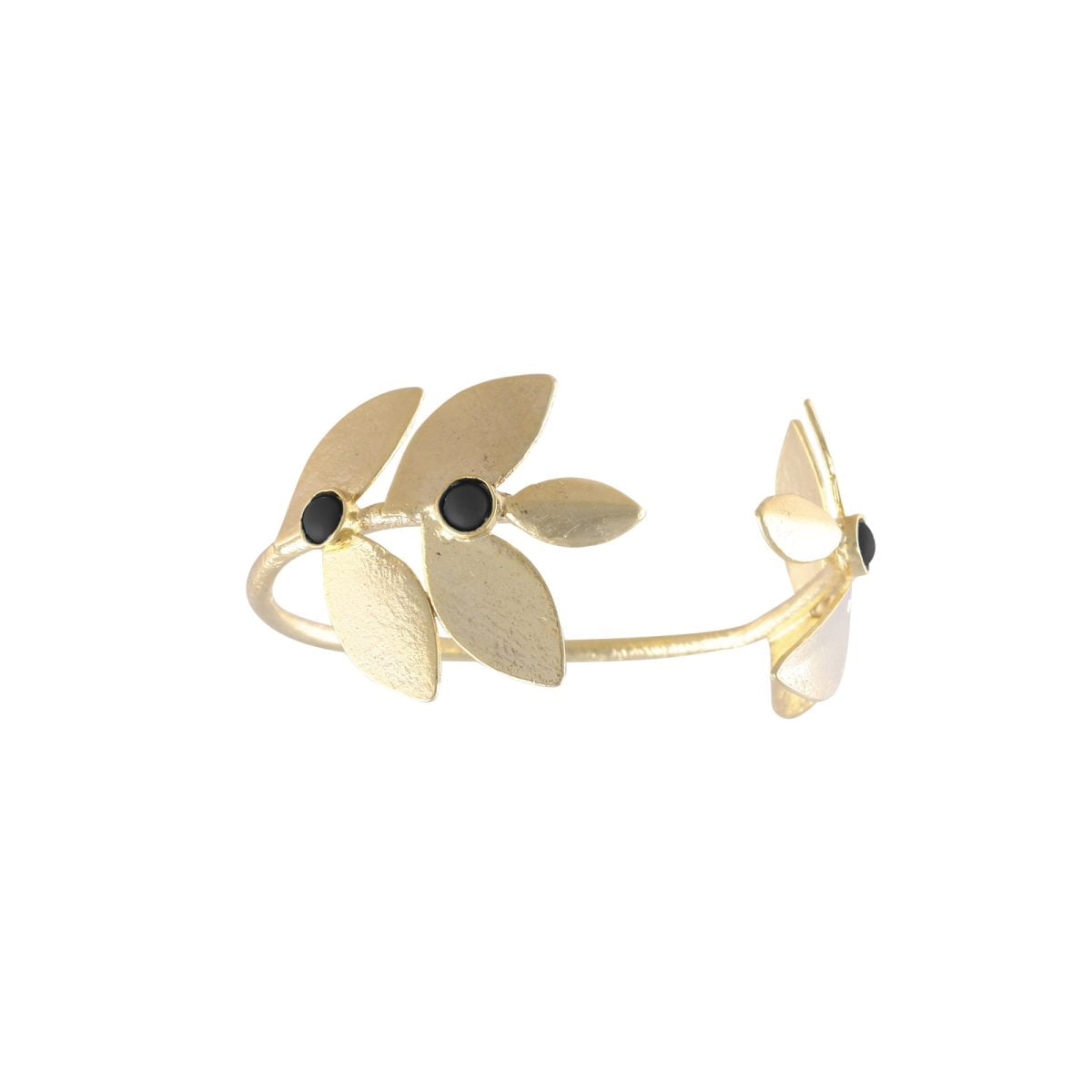 Gaia Cuff Bracelet Black - Görsel 2