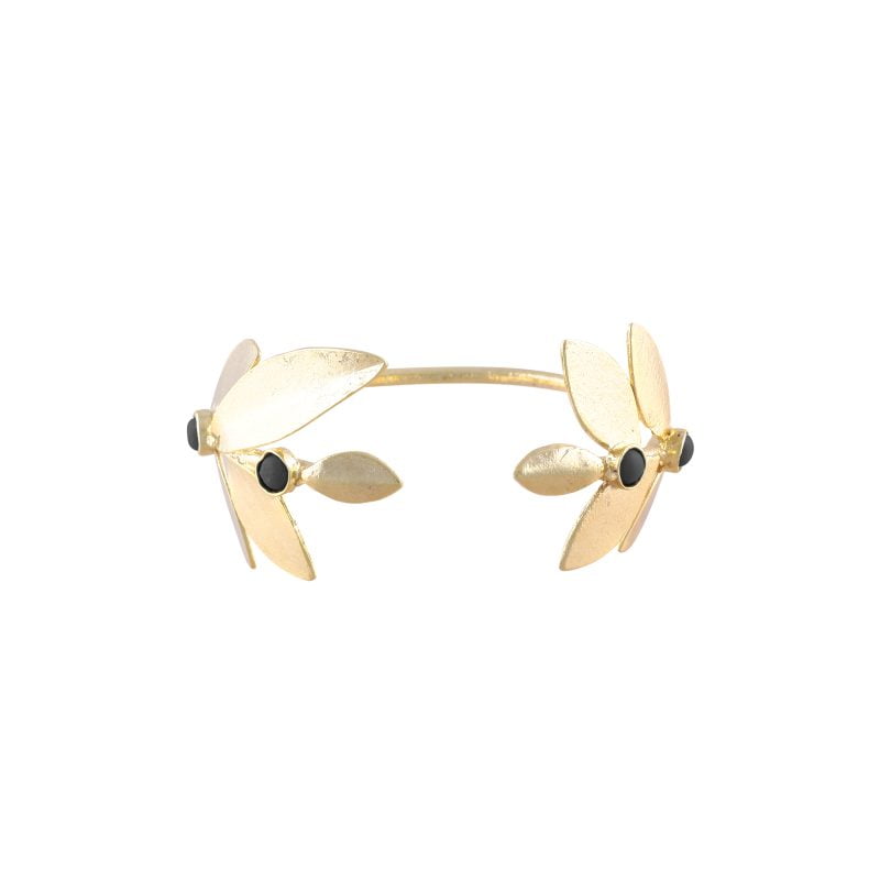 Gaia Cuff Bracelet Black