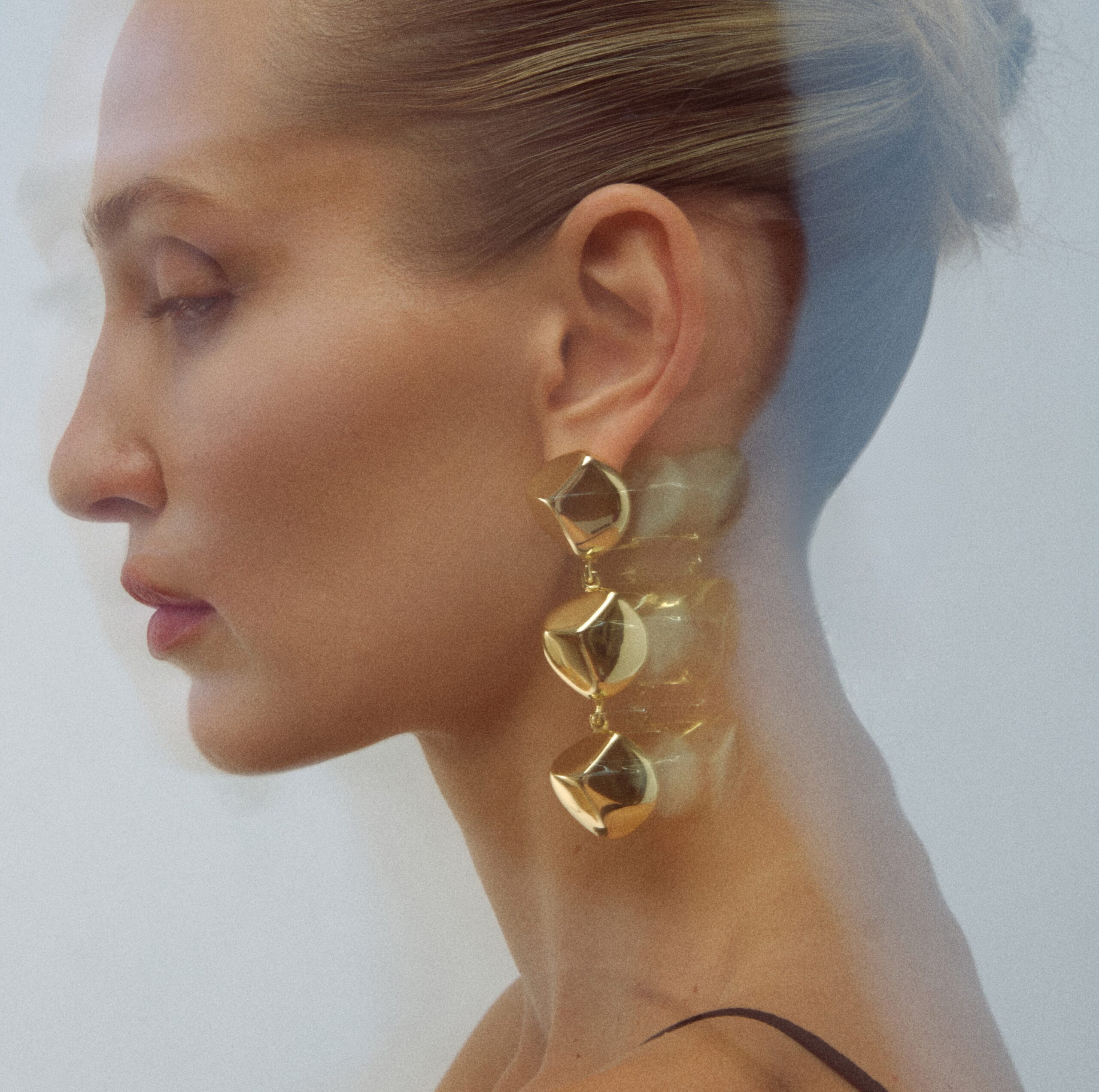 Maya 3-Drop Earrings - Görsel 2