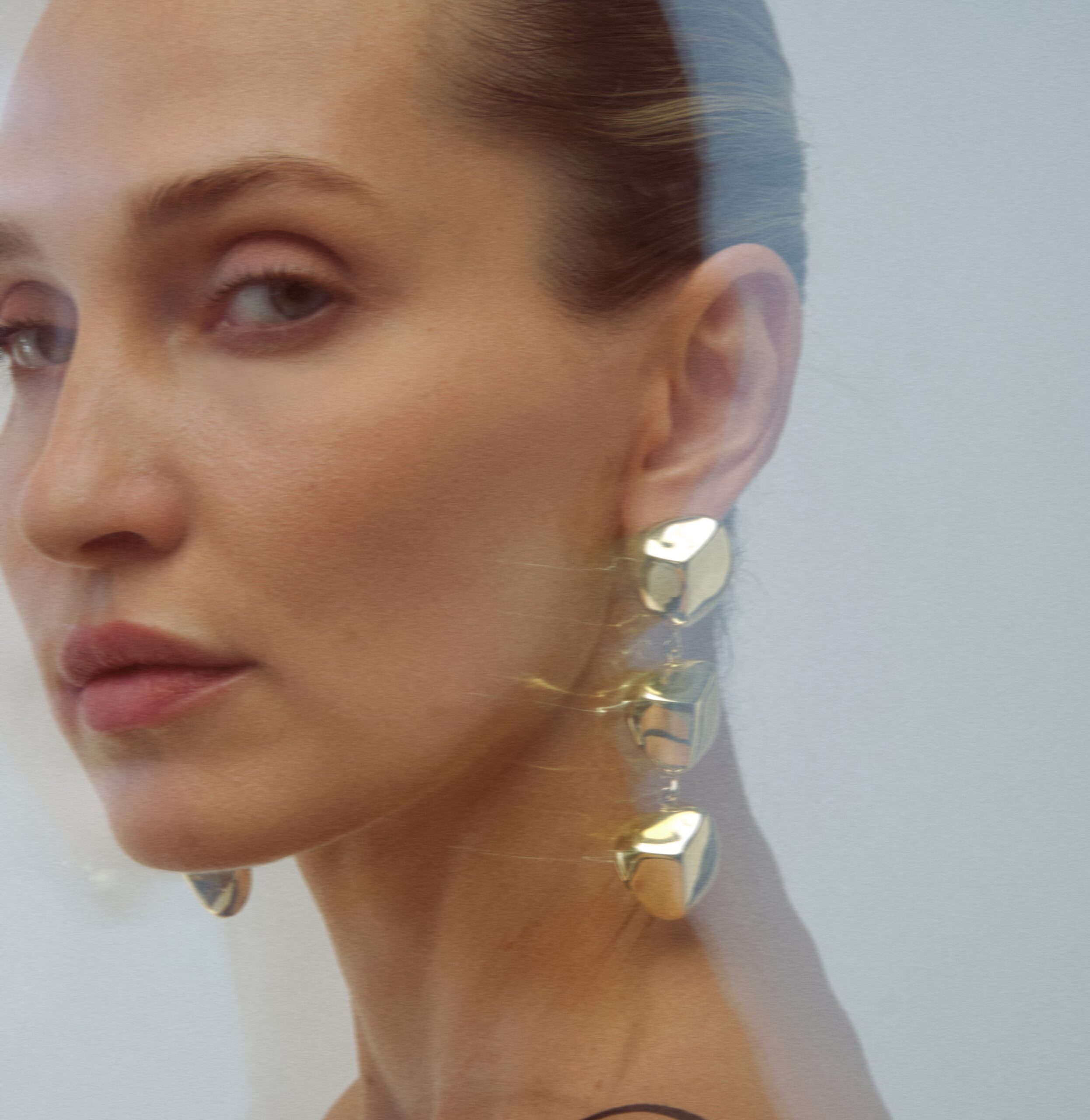 Maya 3-Drop Earrings - Görsel 3