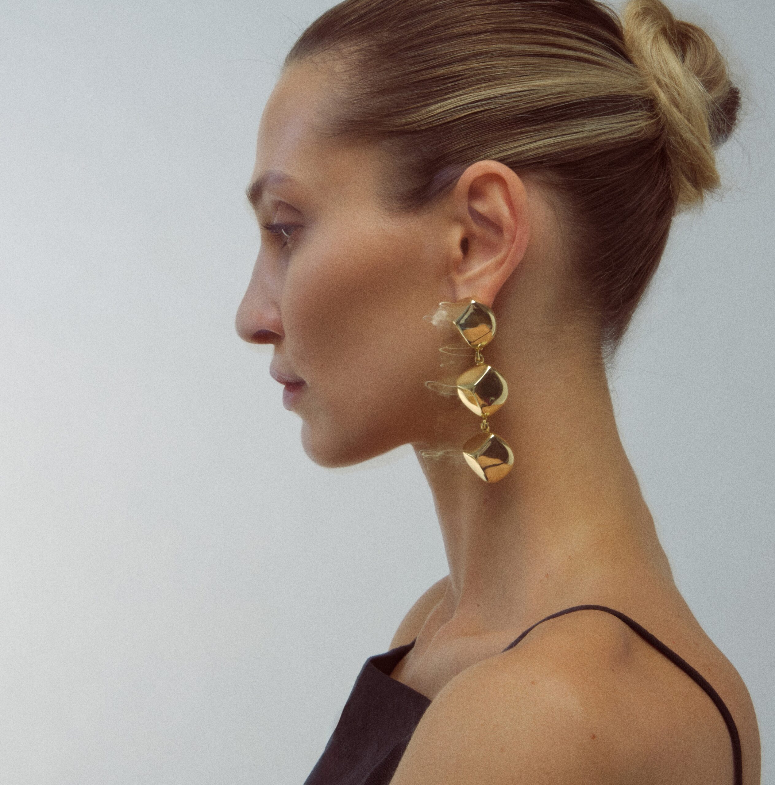 Maya 3-Drop Earrings - Görsel 4
