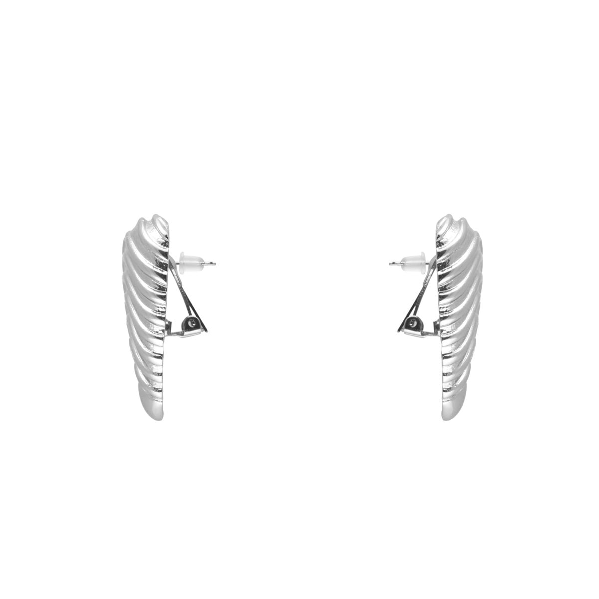 Pallas Silver Earrings - Görsel 2