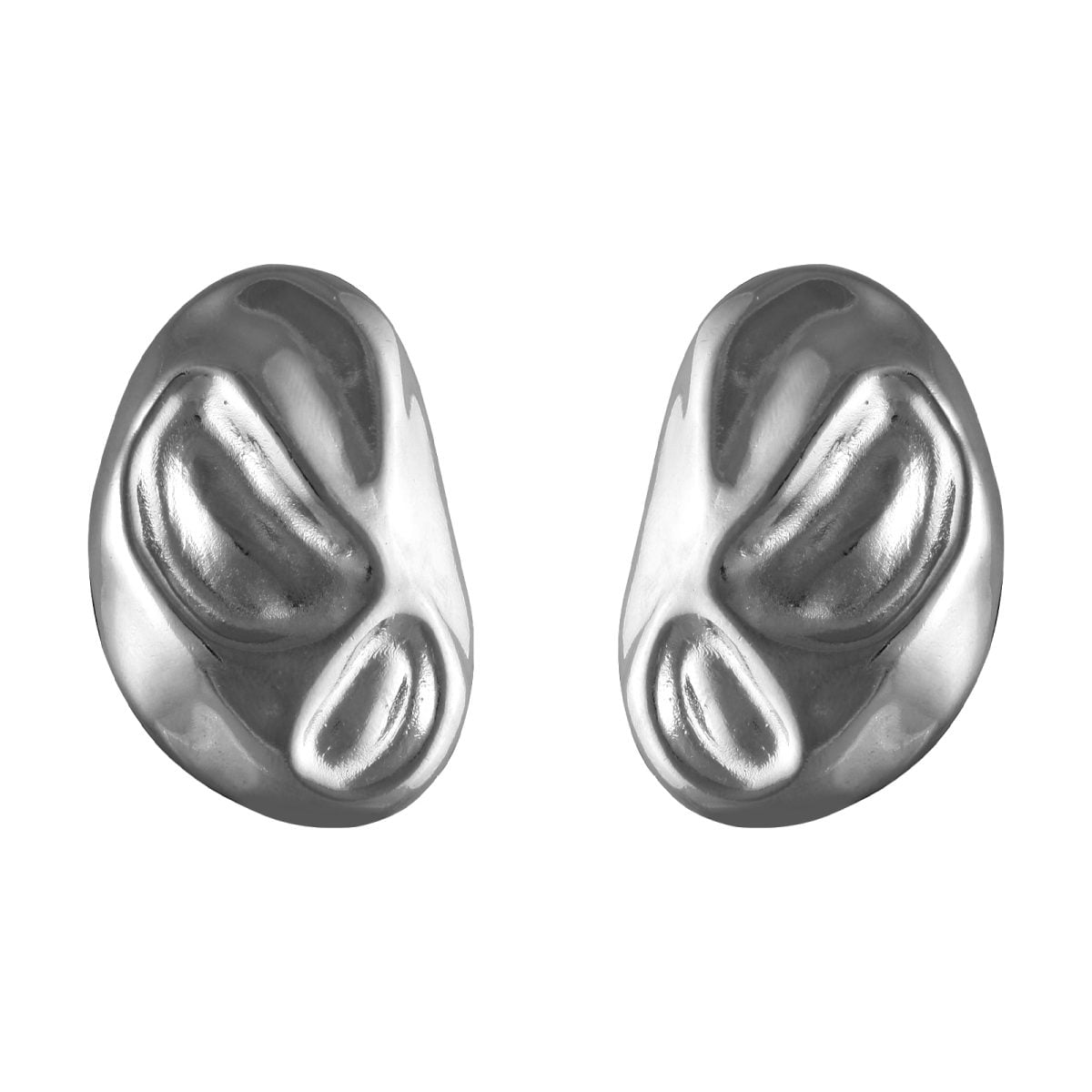 Aquila Maxi Silver Earrings