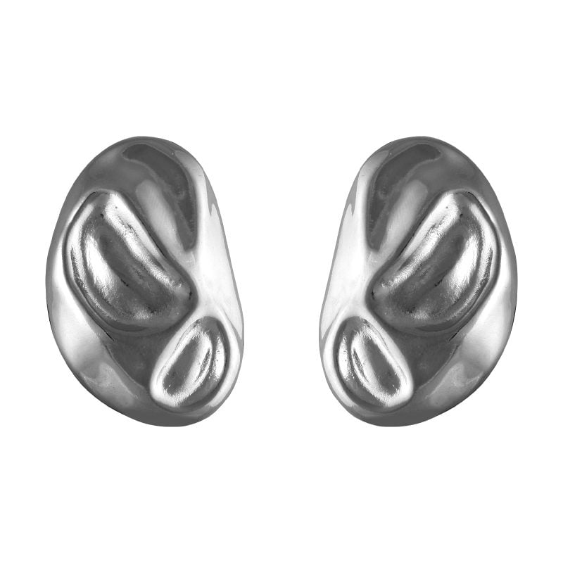 Aquila Maxi Silver Earrings
