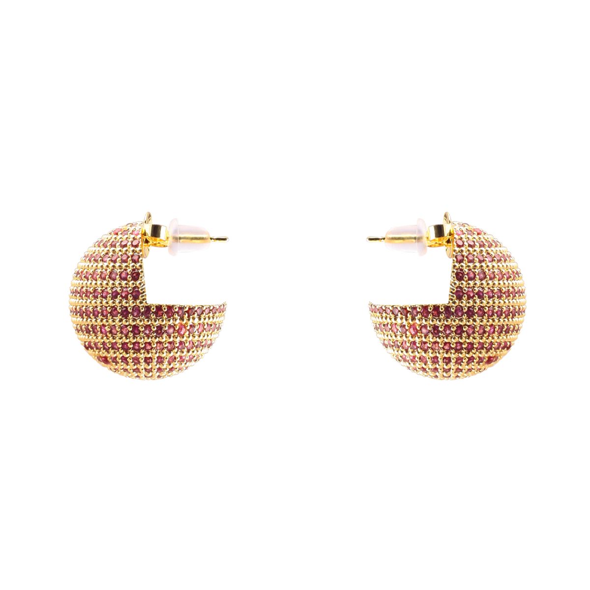 Disco Pink Earrings - Görsel 2