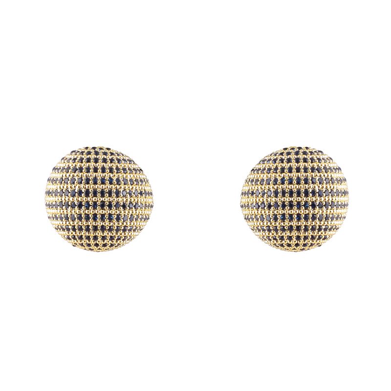 Disco Dark Blue Earrings