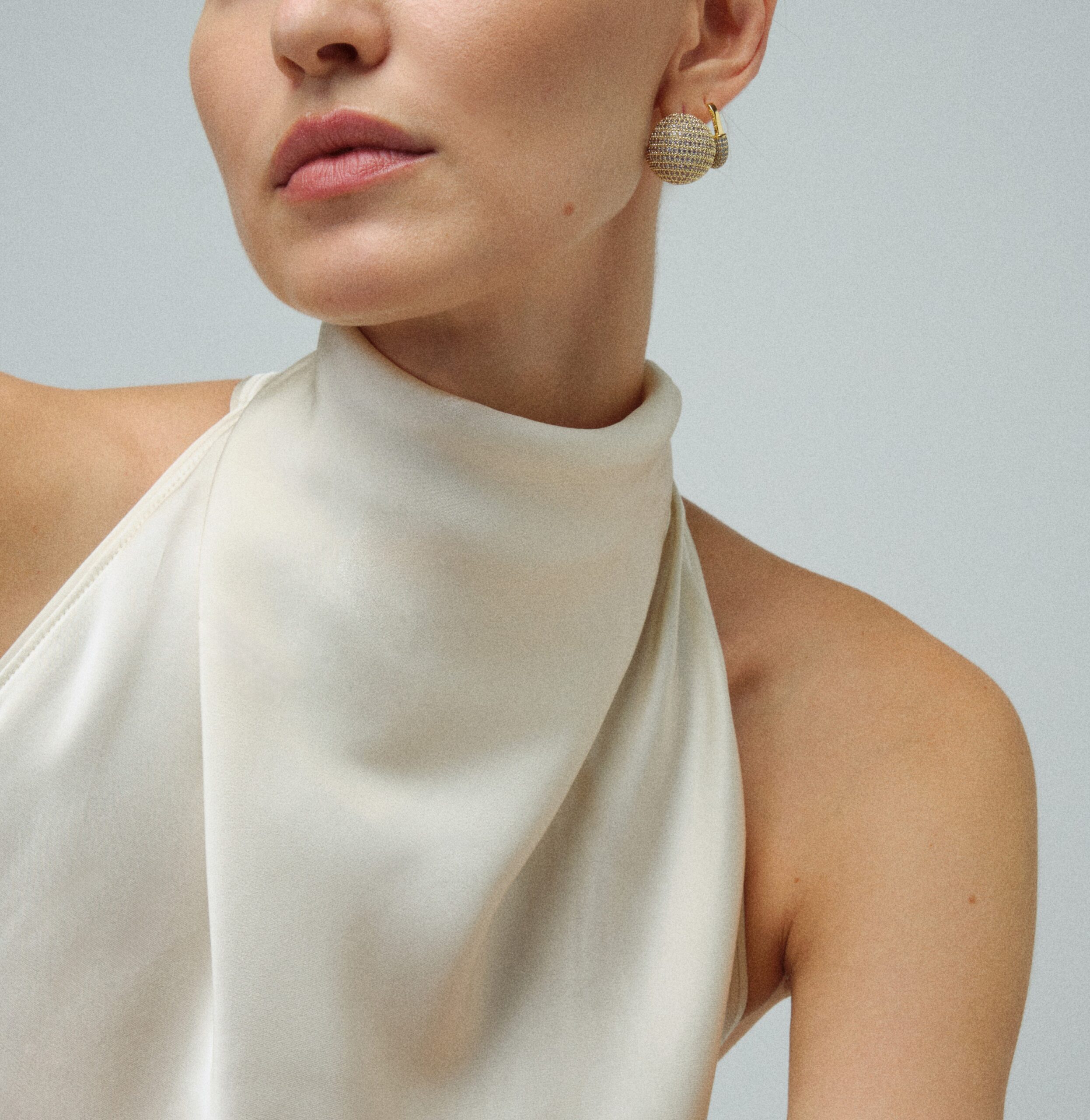 Disco Lilac Earrings - Görsel 5