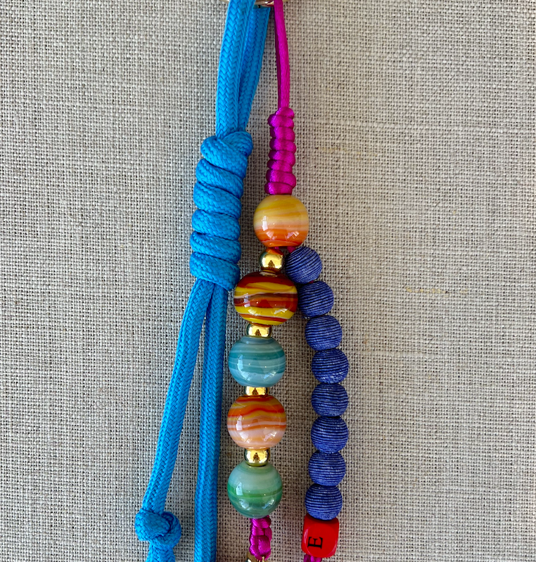 Initial Bag Charm - E