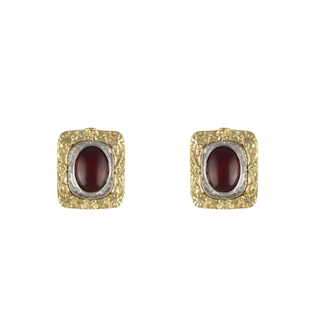 Selene Earrings- Ruby