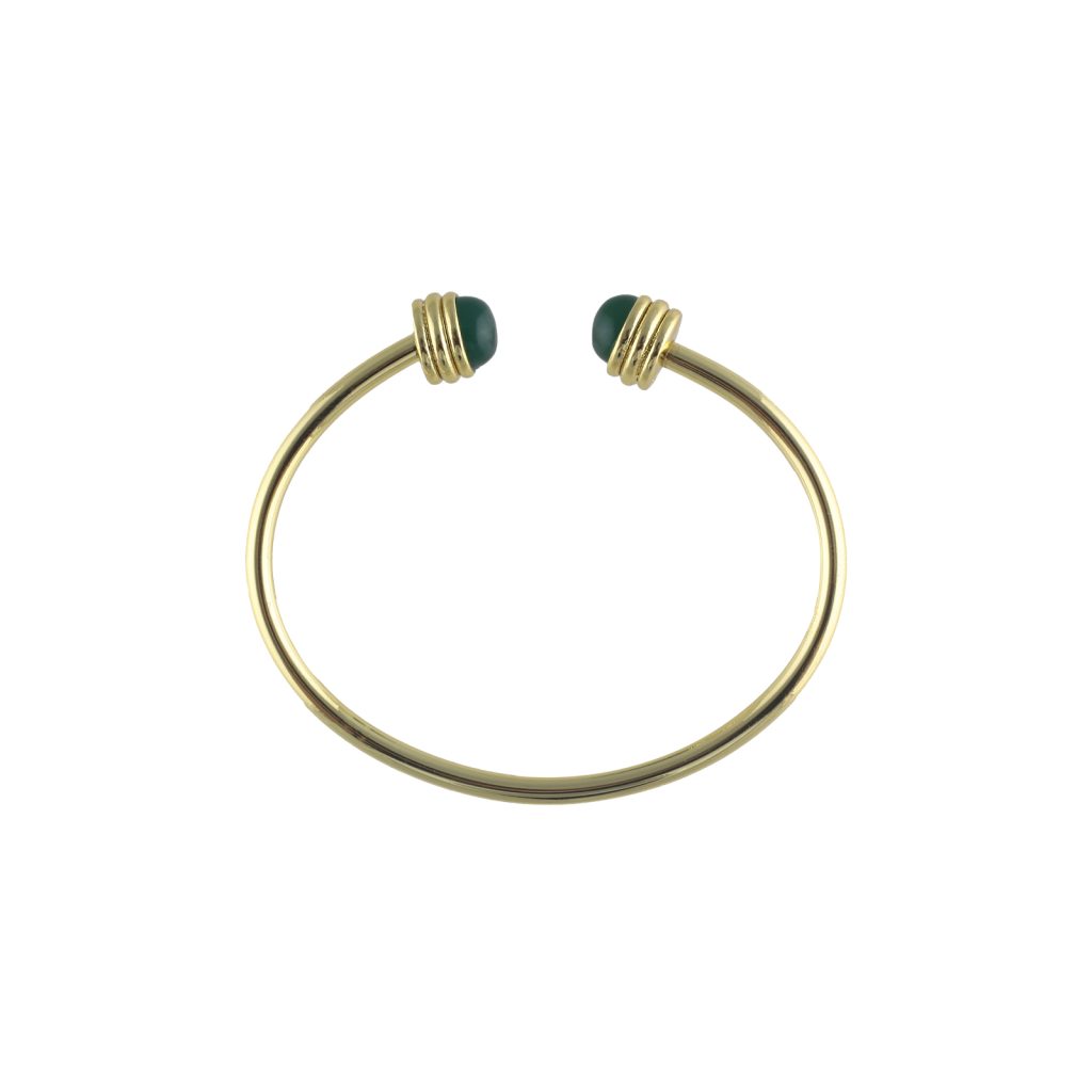 Ada Cuff Bracelet - Emeral7