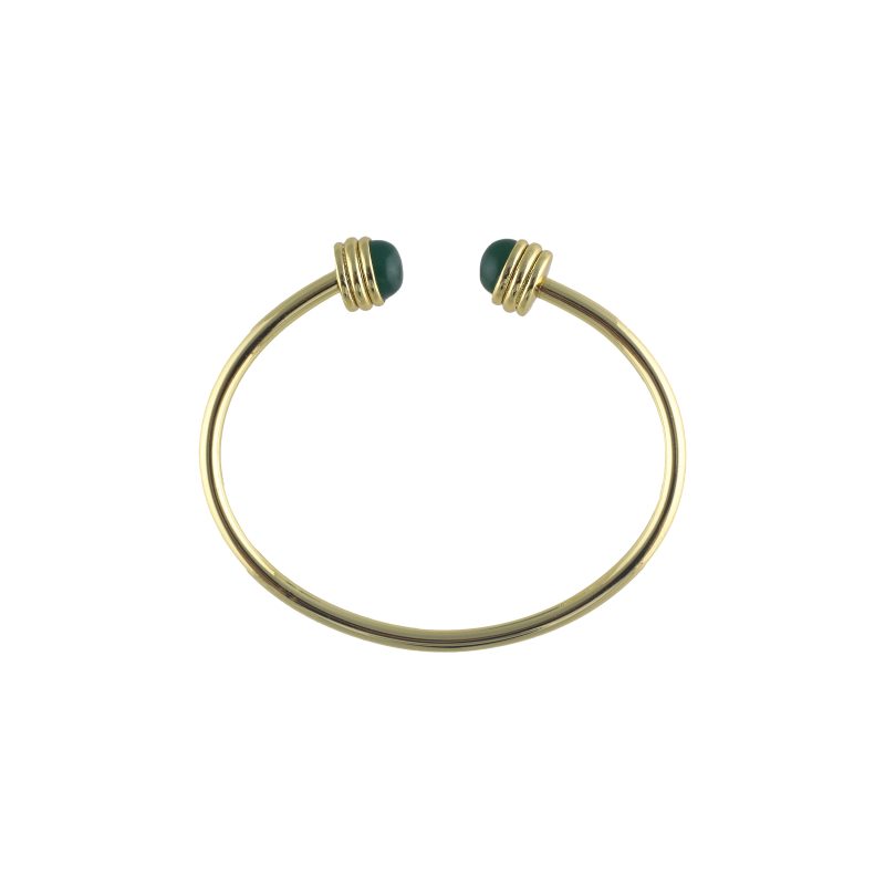 Ada Cuff Bracelet - Emerald