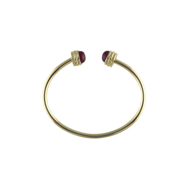 Ada Cuff Bracelet - Ruby